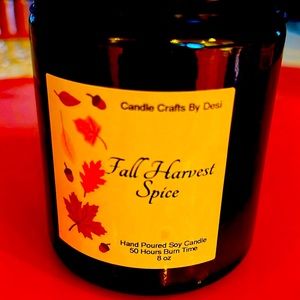 Fall Harvest Spice Scented Candles